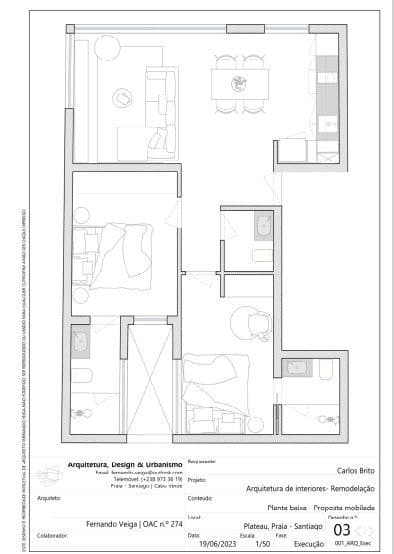 Apartment T2 for sale in Praia, Santiago — foto 2